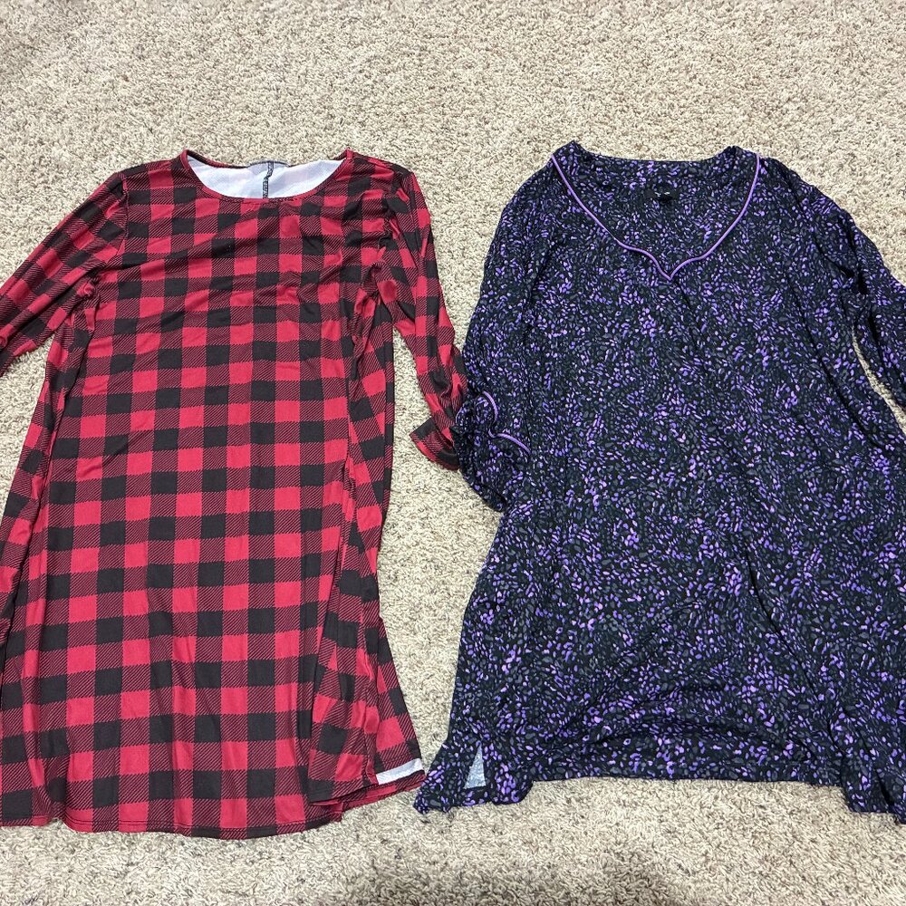 Lot of 2 Women's Sleepwear Pajamas Size XL